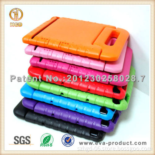 Handle grip design eva foam light weight shockproof tablet case for apple ipad 5 case